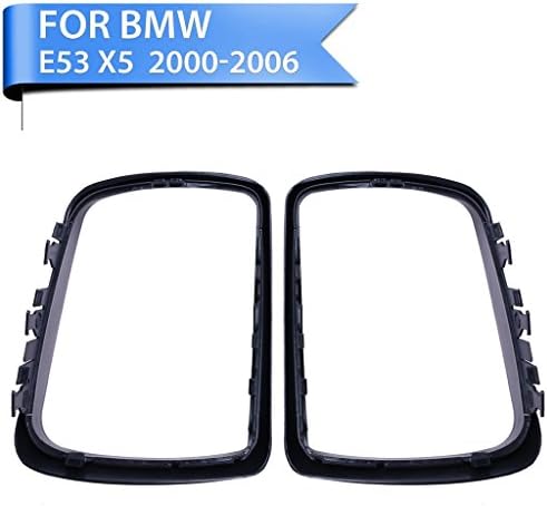 Sengear 1 Pair Left Right Door Outside Mirror Cover Cap Trim Ring