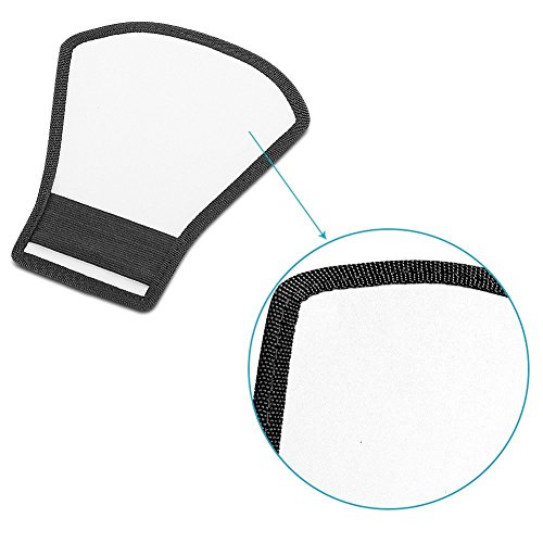 BlueBeach   Recto-verso Flash R  flecteur Diffuseur Softbox Argent et Blanc pour Nikon Speedlite   Canon Speedlite   Yongnuo Speedlight   Sony   Pentax   Olympus   Neewer   Godox   Vivitar   Sunpack   Sigma et d autres Flashgun DSLR Lampe de poche