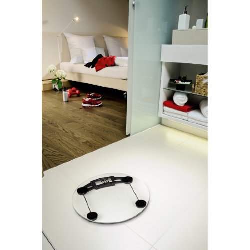 Xavax Digitale Personenwaage für Körpergewicht, Rund, Ronda, Transparent - 2