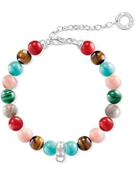 Thomas Sabo Damen-Armreif Charm Club 925 Silber - X0223-952-7-L18.5v