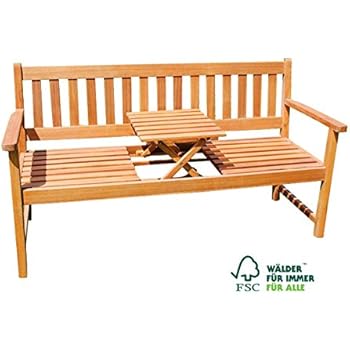 Amazon.de: Bank Gartenbank Sitzbank Holz Holzbank mit ...