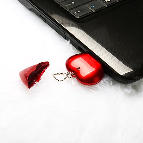 MAXINDA Witzige Rote-herzförmige Speicherstick Love Geschenk memory stick (16GB) - 6