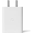 30W USB-C Fast Charger Adapter Compatible for Google Chromebook Laptop, Smartphone, White, 6 Months Warranty