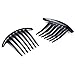 Gleader 2pcs Hair Comb Pin Accessories Plastic Women Lady Fashion Black