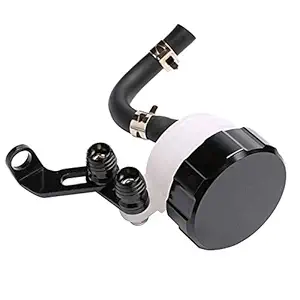 MAXBELL Universal Motorcycle Brake Clutch Oil Cup Cylinder Fluid Reservoir Black
