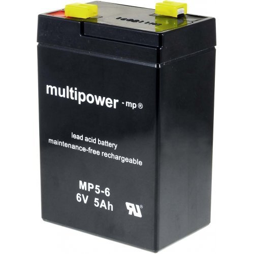 akku-net Ersatzakku für APC RBC1 6V 5Ah (ersetzt auch 4,5Ah 4Ah), 6V, Lead-Acid