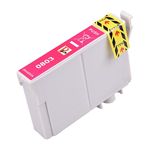 PerfectPrint Kompatibel Tinte Patrone Ersetzen für Epson Stylus Photo P50 R265 R285 R360 RX-560 585 685 PX-650 660 700W 710W 720WD 730WD 800FW 810FW T0801 (Schwarz/Cyan/Magenta/Gelb/Licht-Cyan/Licht-Magenta, 14-pack) - 4