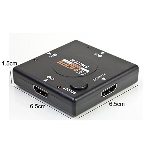 3×1 HDMI Switch Schwarz Yatek YK-0301C - 6