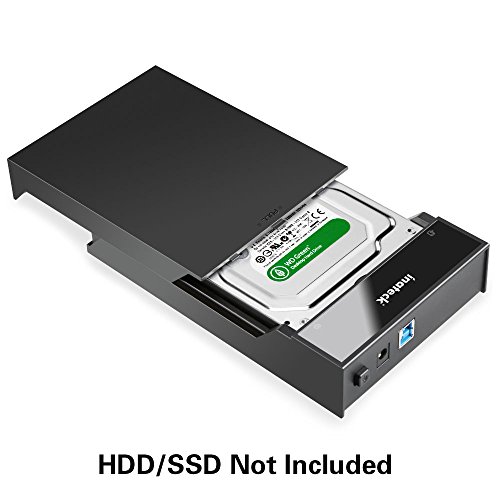 Inateck USB 3.0 externe festplatten Dockingstation für 2.5 3.5 Zoll SATA-I, SATA-II, SATA-III, SATA SSD und HDD Festplatten, mit 12V 2A Netzteilompatible - 3