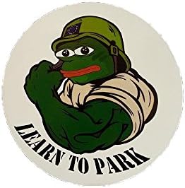 Umad Bro Pepe The Frog Meme Sticker For Bad Parking 5pcs
