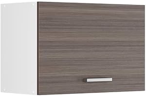 ‎VICCO Vicco Hängeschrank R-Line, Grau/Weiß, 60 cm Flach