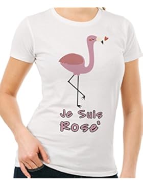 T-Shirt JE SUIS ROSÈ FENICOTTERO - FAMOSI - by iMage