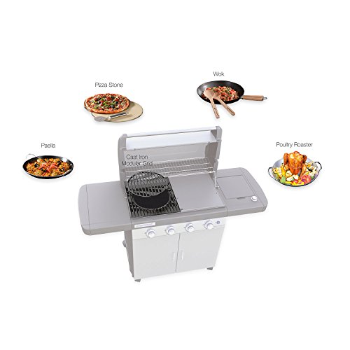 Campingaz Pizzastein für das Culinary Modular System mit Schneidrad, Edelstahltablett zum einfachen Aufbringen des Gargutes, Ø 30 cm, Gewicht 1,56 kg - 6