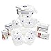 Bambino Mio Miosoft Two Piece Reusable Nappy Premium Birth to Potty Pack (White)