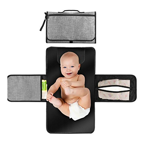 Preisvergleich Produktbild Ankamal Elec 1 STÜCK Tragbare Baby Wickelunterlagen Wasserdichte Wickelauflage Faltbare Wickeltasche für Reisen Außerhalb