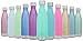 Produktbild Simple Modern 750ml Wave Wasserflasche - Trinkflasche Vakuum Isolierte Doppelwandige 18/8 Edelstahl - Hydro Camelbak Swell Bottle - Reisebecher, Flasche, Sporttrinkflasche - Oasen Blau