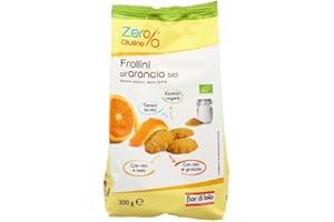 Fior di Loto Zer%glutine, Frollini all'arancia bio, senza glutine, 200g