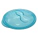 WEKA Baby Kids Spoon And Bowl Set Two-handed Feeding Sucker Plastic Tableware Dishes Blue