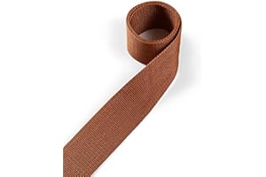 1buy3 Cinta de Polipropileno de 25 mm de Ancho, 4 Metros de Largo, Color: 5 - Pardo Anaranjado | también de 20mm, 30mm, 40mm o 50mm de Ancho | en 4 o 12 Metros | 30 Colores