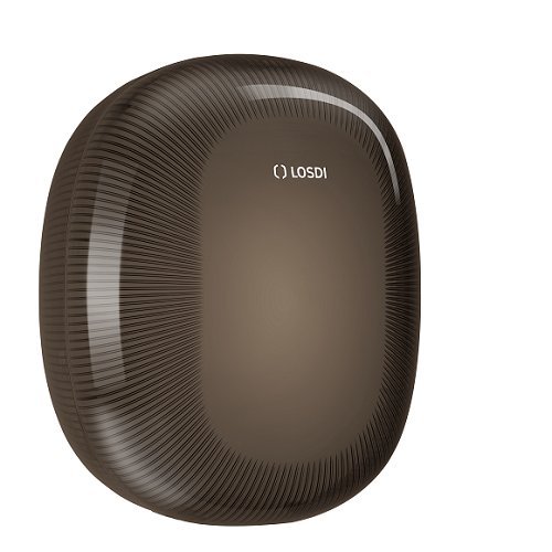 Losdi CP-5010-BL Dispensador Papel Mecha Policarbonato, Negro