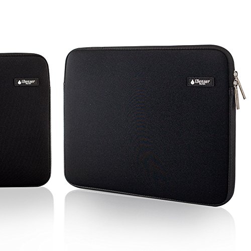 iBenzer – Deluxe Laptop-Hülsen-Beutel-Abdeckungs-Fall für alle 13-Zoll-Laptop-Computer – Macbook Pro 13 “ / Macbook Air 13 “ / Macbook Pro 13 “ mit Retina-Display (Schwarz BH-MP13BK) - 2
