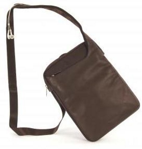Tucano Fina Leder Tasche für Apple iPad/Netbooks 29,5 cm (11,6 Zoll) Größe XS braun - 4