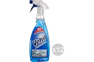Vetril Set 12 Multi Uso Ammoniaca Ml 650 Spray Complet Detersivi E Pulizia della Casa