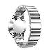 Produktbild Sansee Edelstahl Armband Smart Watch Band Strap für Withings Pulse Ox (Slingshot Schnalle ein Metallband) (Silber)