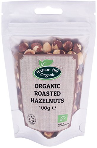 Organic Roasted Hazelnuts 100g by Hatton Hill Organic