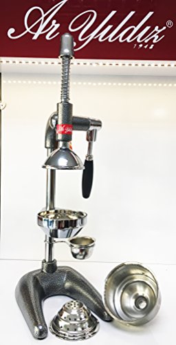 Original AR YILDIZ PRESPORT Professionelle Hebel-Zitruspresse, Entsafter, Orangen, Granatapfel XL - 4