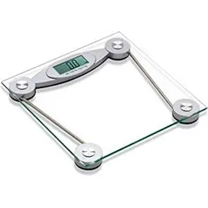 Nova BGS-1219 Glass Electronic Personal Weighing Scale (Silver)