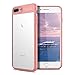 Produktbild VemMore für iPhone 7 Plus Hülle Hard Case Rückseite Clear Durchsichtig Schutzhülle Hart PC Plastik Slim Case Back Cover Transparent Handytasche Ultra Dünn Schale Schutz Handy Tasche Bumper Handyhülle - Rosa