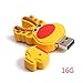 Produktbild Qiman Ultra USB-Sticks 128GB 64GB 32GB 16GB USB-Flash-Laufwerk USB 2.0,Cartoon Weihnachtselemente USB Flash Memory Stick Pen Drive Pendrive