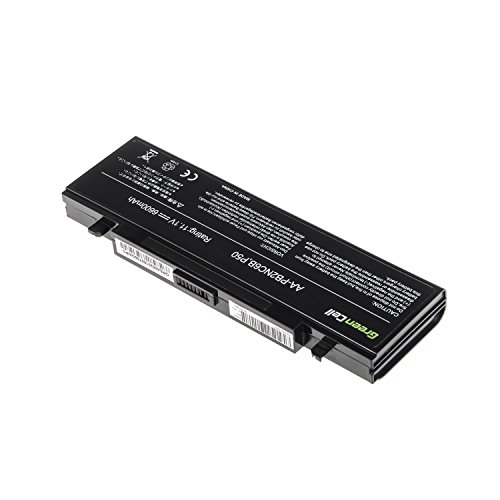 Green Cell® Extended Serie AA-PB2NC6B AA-PB2NX6W AA-PB4NC6B Laptop Akku für Samsung R60 R61 R70 R505 R509 R510 R560 R610 R700 R710 (9 Zellen 6600mAh 11.1V Schwarz) - 5