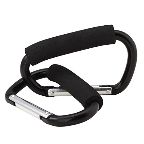 AllRight 2 Pcs Shopping Hook For Buggy D Clip For Pushchair