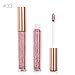 ROPALIA 6 Colors Glitter Lipstick Nude Diamond Shimmer Waterproof Lip Gloss