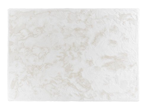 Preisvergleich Produktbild Schöner Wohnen Tender Kunstfell-Teppich 190x130 weiß