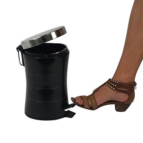 KELA 21561, Kosmetikeimer 3 l, Edelstahl 18/10, Imara, Schwarz - 2