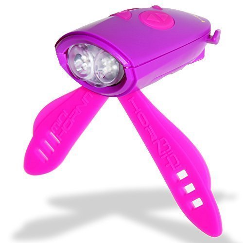 Mini Hornit Balance Bike & Scooter Light & Horn. Purple/Pink.