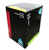Body Revolution Soft Plyometric Jump Box with High Density Foam - 3 Heights 50cm, 60cm and 75cm - Ideal for Crossfit and Strength Training