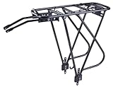 Portaequipaje de aluminio Messingschlager Portaequipaje para bicicletas Traveller A ll, color negro