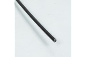 ALHONGA Gaine Noire Grosse Frein ou Embrayage Ø6mm x 1m Insert Nylon pour Moto Scooter