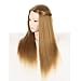 26" Training Head for Hairdressers Mannequin Head Hair Yaki Synthetic Hairdressing Doll Heads Cosmetology Mannequin Head Manikin