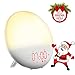 Produktbild PICTEK Lichtwecker(Deluxe Version),Tageslichtwecker,Lichtwecker mit FM Radio,Wake up light LED, Sonnenaufgangfunktion, Nachttischlampe,20 Dimmstufen,6 Naturtöne, Snooze Funktion,elegantes Design