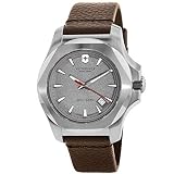 Victorinox Swiss Army Unisex Analog Quarz Uhr mit Leder Armband 241738