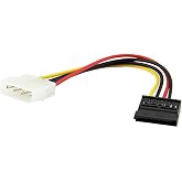 PrimeX PX-4960 4 Pin Molex to SATA Power G&uuml;&ccedil; Kablosu, PSU Molex SATA &Ccedil;evirici, Kasa İ&ccedil;i HDD SSD DVD S&uuml;r&uuml;c&uuml; G&uuml;&ccedil; Bağlantı Kablo