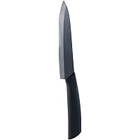 Rosenstein & Söhne Keramikmesser: Keramik-Kochmesser mit 15,5 cm Klinge, schwarz (Keramik-Haushaltsmesser)