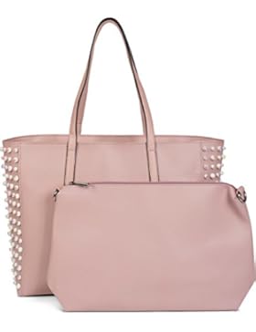 styleBREAKER XXL Shopper Taschen Set mit Perlen Verzierung, Handtasche, Bag in Bag, Schultertasche, Damen 02012230