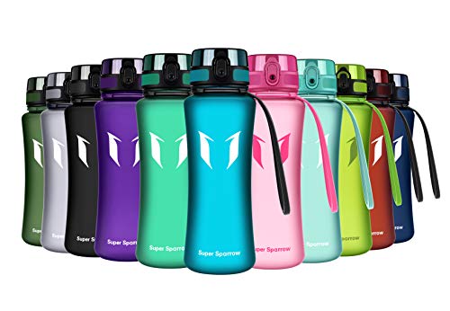 Super Sparrow Gourde - 550ml - Bouteille d'Eau Étanche | Idéal pour Sport, Ècole | Tige de Condensation | sans BPA