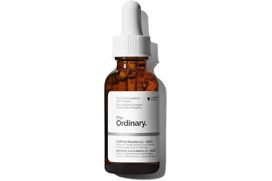 The Ordinary Caffeine Solution 5% + EGCG, Sérum para Ojos con Cafeína, Sérum descongestionante para ojeras y ojos cansados, 3